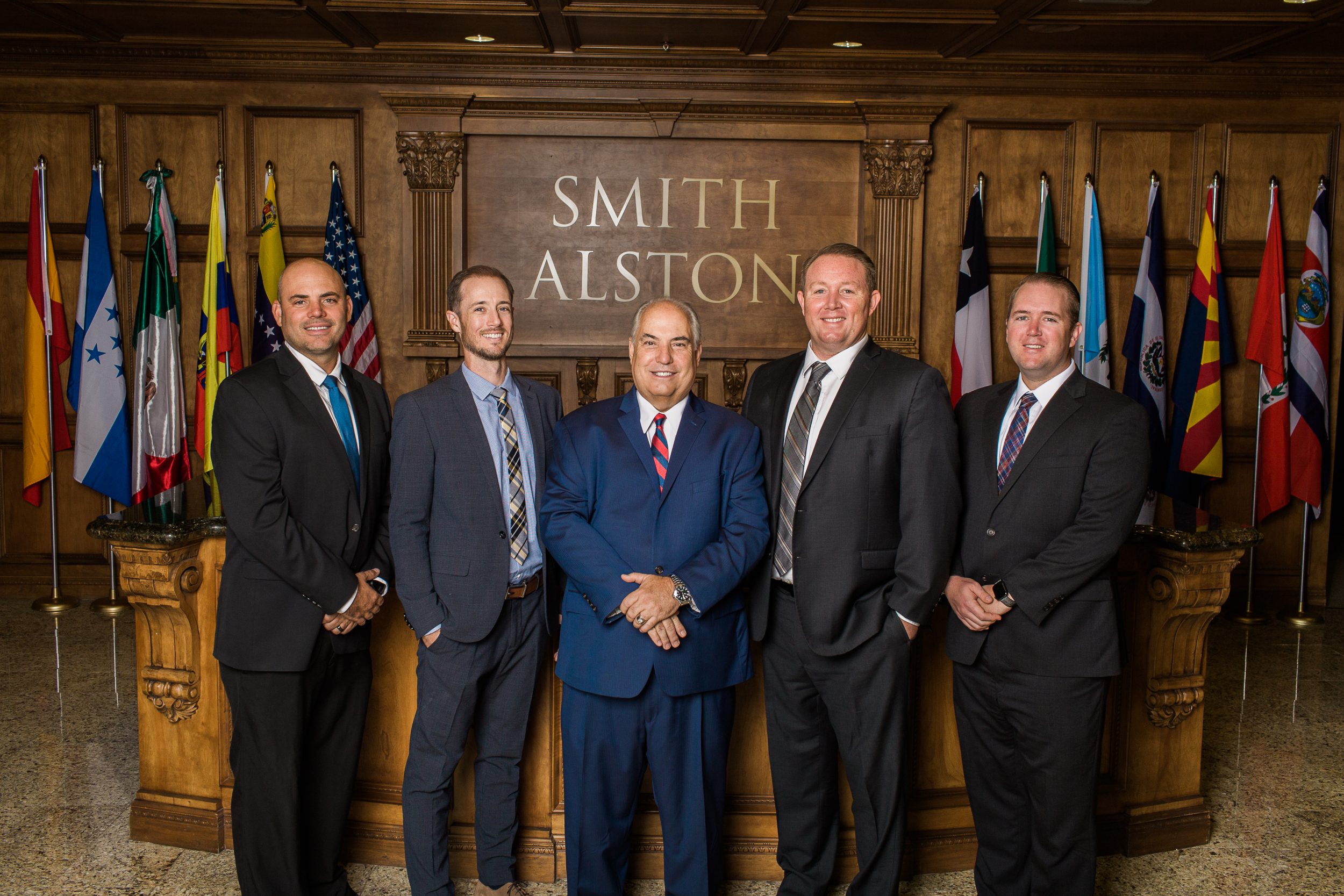 The entire team of the Smith Alston law firm